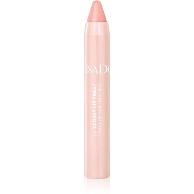 IsaDora The Glossy Lip Treat Twist Up Color hydratační rtěnka odstín 00 Clear Nude 3.3 g
