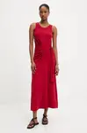 Šaty Answear.LAB červená barva, maxi