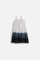 Šaty Coccodrillo bílá barva, midi, INSIDE OCEAN GIRL JUNIOR