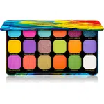 Makeup Revolution Forever Flawless paleta očních stínů odstín Bird of Paradise 18 x 1.1 g