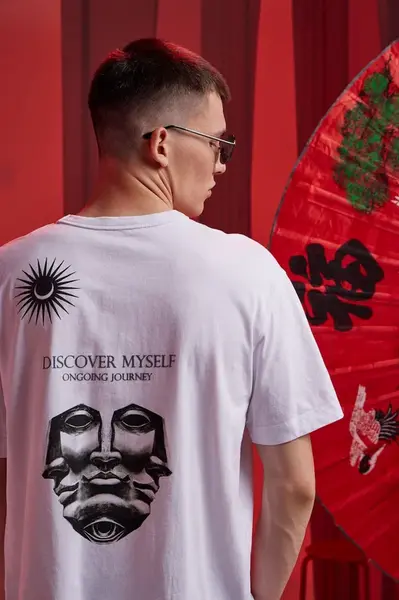 Bavlněné tričko Medicine pánské, bílá barva, s potiskem