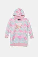 Dětské bavlněné šaty Guess růžová barva, mini, K5YK04 KA6R4