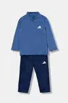 Kojenecká tepláková souprava adidas modrá barva, JL7088