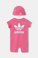 Dětské bavlněné dupačky adidas Originals JY1134