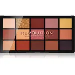 Revolution Reloaded paleta očních stínů odstín Velvet Rose 15x1.1 g