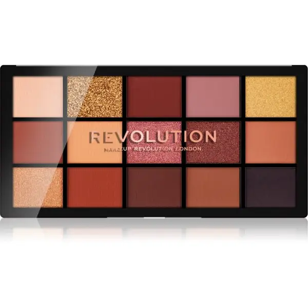 Revolution Reloaded paleta očních stínů odstín Velvet Rose 15x1.1 g