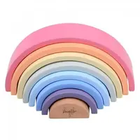 Jouéco dřevěná duha Rainbow 8ks 12m+