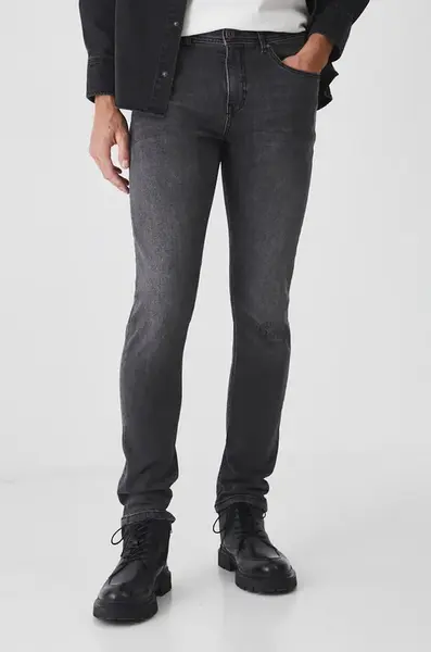 Džíny Medicine pánské, šedá barva