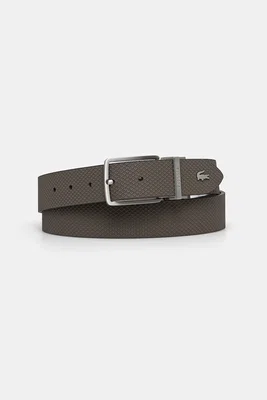 Oboustranný kožený pásek Lacoste pánský, černá barva, RC4085