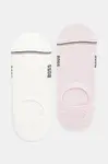 Ponožky BOSS 2-pack dámské, růžová barva, 50502091