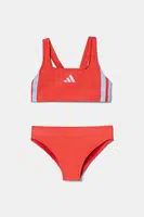 Dvoudílné dětské plavky adidas Performance červená barva, JN6582