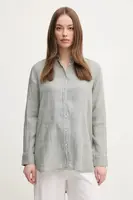 Lněná košile United Colors of Benetton