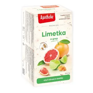 Apotheke Limetka a grep čaj nálevové sáčky 20x2 g