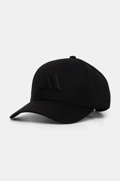 Kšiltovka adidas BBALL CAP TONAL černá barva, s aplikací, JE5657