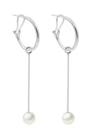 Postříbřené náušnice Lilou