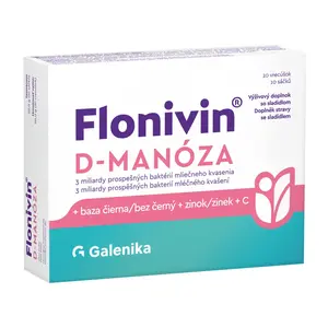 Flonivin D-MANÓZA + bez černý + zinek + vit. C 10 sáčků