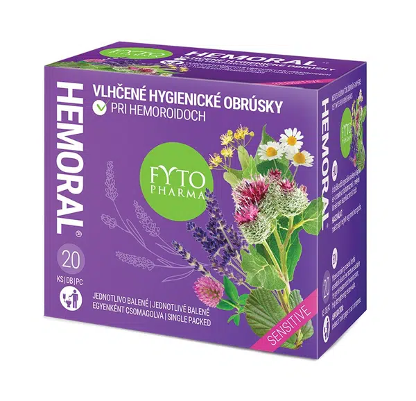 Fytopharma HEMORAL hygienické ubrousky 20 ks
