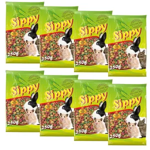 Akinu SIPPY DELUXE Křupky pamlsek pro hlodavce a králíky 8 x 250 g