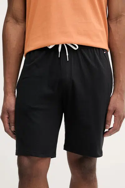 Kraťasy Tommy Hilfiger pánské, černá barva, UM0UM03364