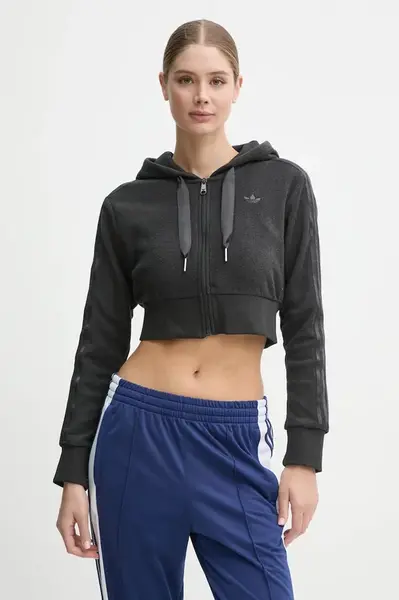 Mikina adidas Originals Femme Galore Short Fulzip Hoodie