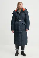 Bunda G-Star dámská, tmavomodrá barva, zimní, oversize, D25232-B958