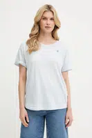 Bavlněné tričko G-Star Raw dámské, bílá barva