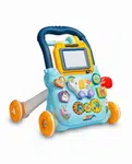 Toyz Dětské interaktivní chodítko, stoleček s příslušenstvím, Zoo - modré