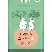 Moomin Baby 4 Maxi 7–14 kg eko pleny 63 ks