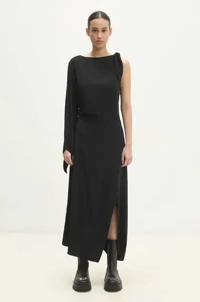 Šaty Samsoe Samsoe SAALBA černá barva, maxi, F24400148