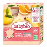 Babybio Jablko, pomeranč a banán kapsička 4x90 g