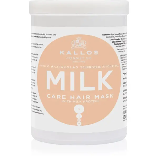 Kallos KJMN Professional Milk maska s mléčnými proteiny 1000 ml