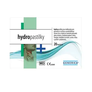 Generica hydropastilky máta bez cukru 20 ks