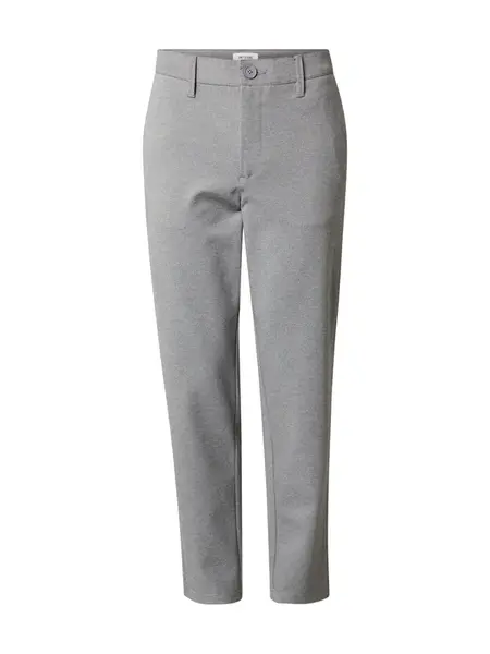 Only & Sons Chino nohavice 'ONSMark'  sivá melírovaná