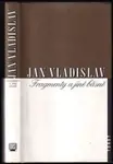Fragmenty a jiné básně (poškozená) - Jan Vladislav