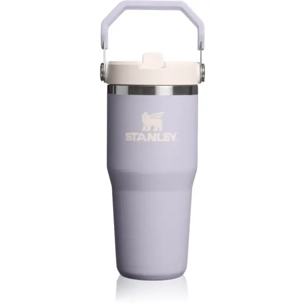 Stanley IceFlow™ Flip Straw 2.0 Tumbler termofľaša z nehrdzavejúcej ocele Purple Dust 410 ml