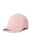 Bavlněná baseballová čepice Polo Ralph Lauren růžová barva, 211967365