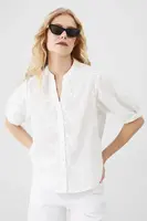 Bavlněná halenka Medicine dámská, bílá barva