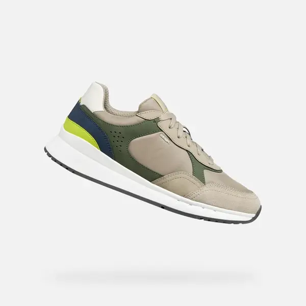 Pánské tenisky geox branthon béžová/khaki 45