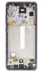 LCD display + dotyková deska pro Samsung Galaxy A52s, light violet (Service Pack)