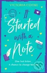 It Started With A Note - Victoria Cooke - kniha z kategorie Romantika