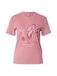 ONLY Tričko 'ONLKITA'  ružová / rosé / strieborná