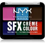 NYX Professional Makeup Halloween SFX Paints multifunkčná paleta na telo a tvár odtieň 02 Secondary 6 g