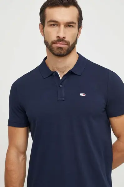 Tommy Jeans  Bavlněné polo tričko