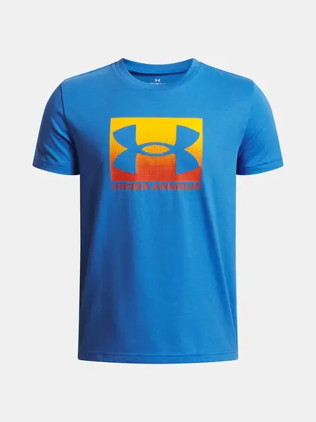 Chlapecké tričko Under Armour UA B BOXED SPORTS UPDATE SS-BLU - Kluci