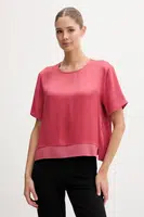 Halenka Sisley dámská, růžová barva, hladká, 52BZLQ093