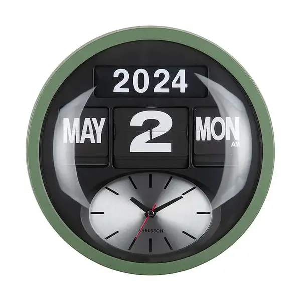 Nástěnné hodiny Karlsson Round Flip