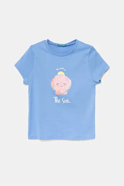 Dětské bavlněné tričko United Colors of Benetton