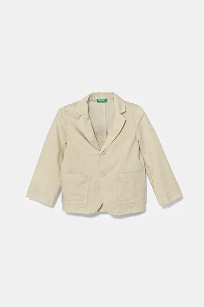 Detské ľanové sako United Colors of Benetton