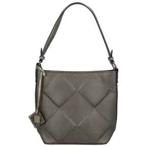 Trendy dámská koženková kabelka na rameno Faina, bronzová