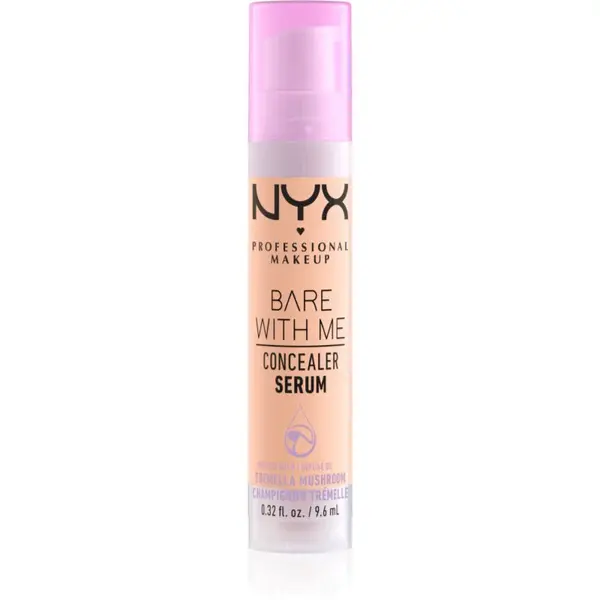 NYX Professional Makeup Bare With Me Concealer Serum hydratačný korektor 2 v 1 odtieň 2.5 Medium Vanilla 9,6 ml